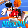 Simple Basketball Roblox sports game icon