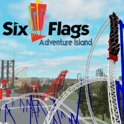 Six Flags Adventure Island Theme Park Roblox game icon