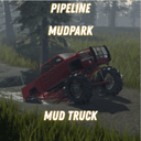 Pipe Line Mud park MUD TRUCK!!!!